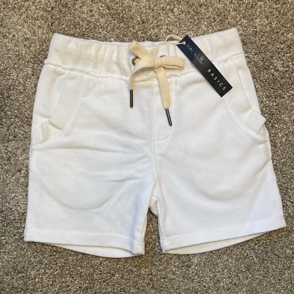 Miki Miette Casual Shorts with Drawstring Waistband 18 months NWT